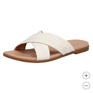 Draper James Women's Raffia Sandal - White Size 7 | Summer
